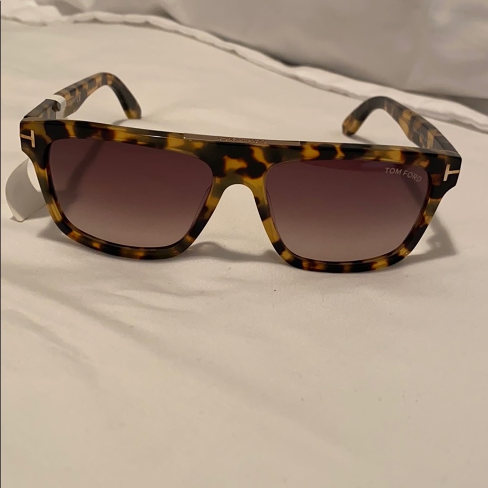 Tom Ford Cecilio Tortoiseshell Sunglasses